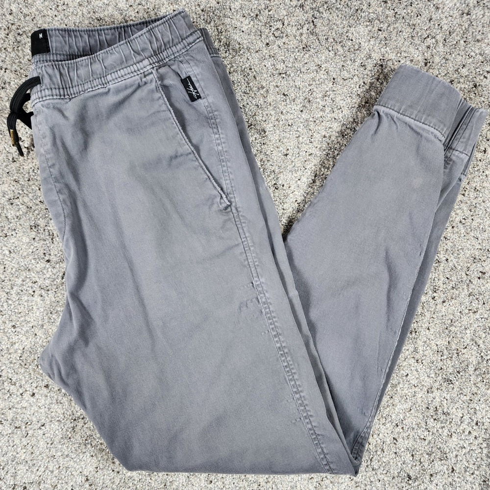 Hollister Skinny Jogger Mens M Gray Advanced Stretch Excellent